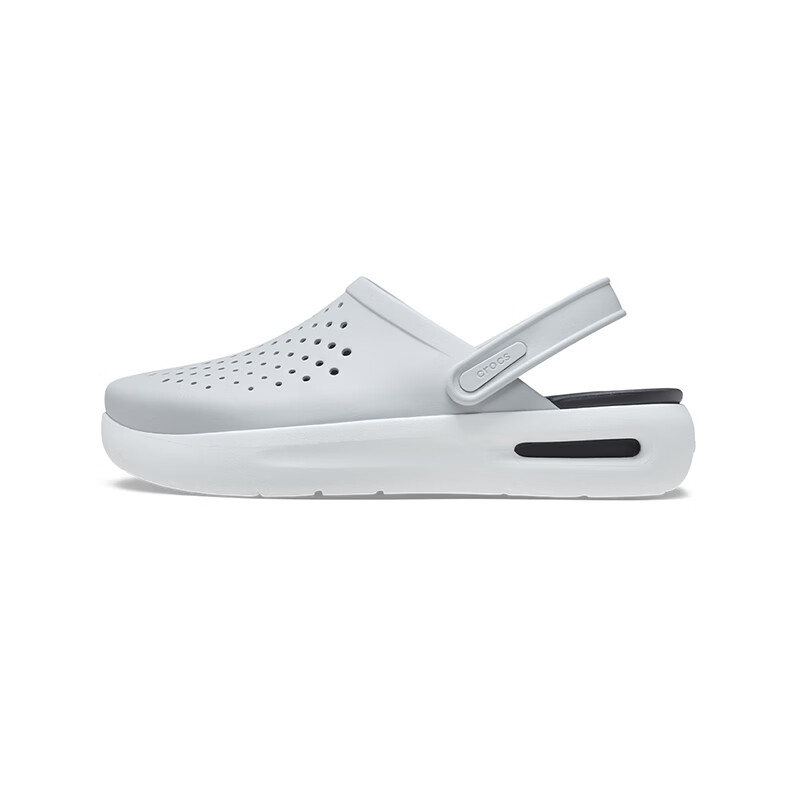 卡骆驰（CROCS）舒乐洞洞鞋沙滩鞋男鞋包头女鞋拖鞋|209964 大气灰-1FT 41 /42(260mm)