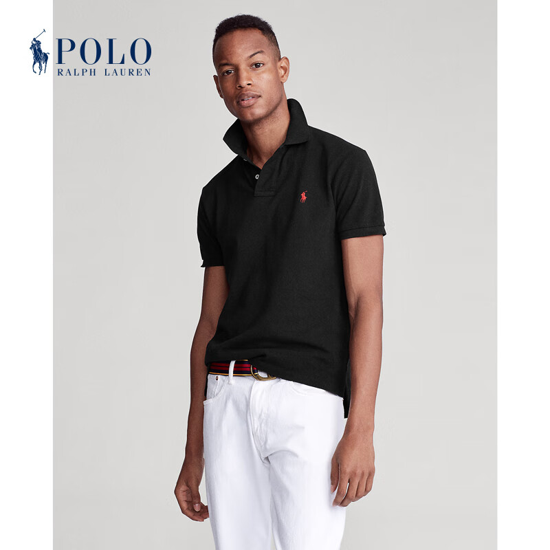 ralph lauren/拉夫劳伦男装 经典款修身版型网眼布polo衫rl13437 001