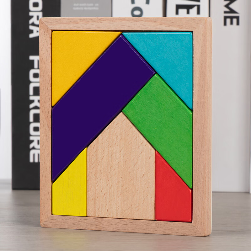三格田(sangty) 燕式七巧板智力拼图传统创意儿童拼图智力玩具小学生