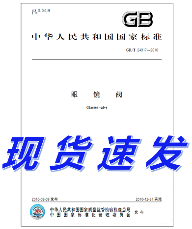 GB/T 24917-2010 眼镜阀