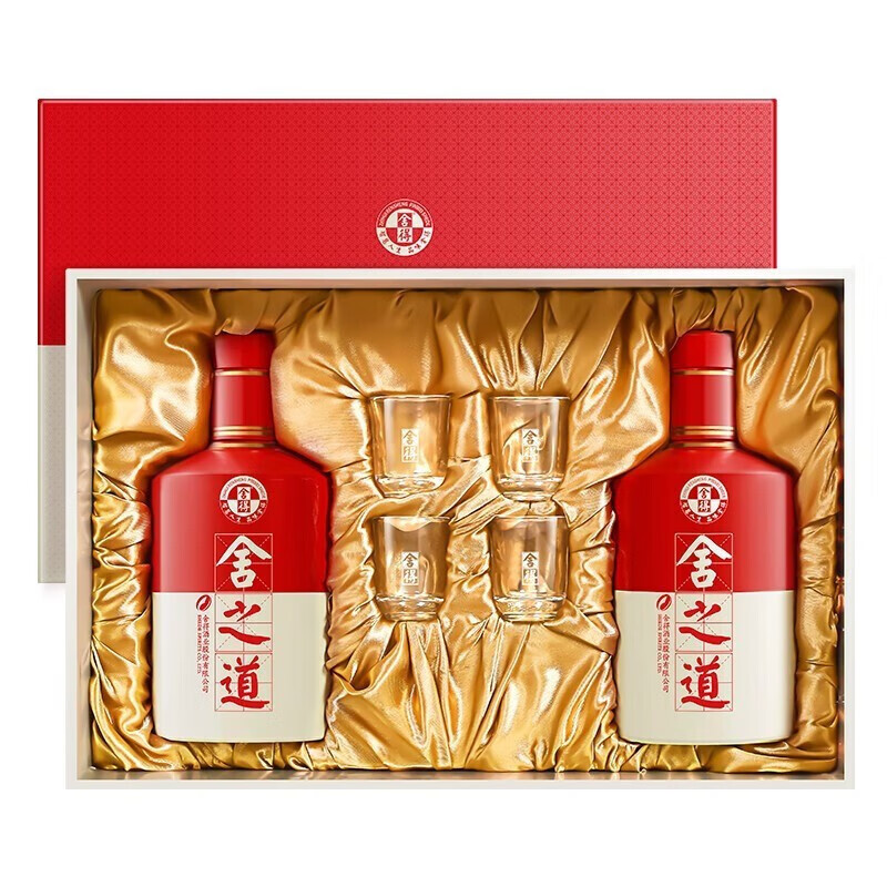 舍得舍之道 浓香型白酒 50度 500ml 2瓶 舍得舍之道礼盒