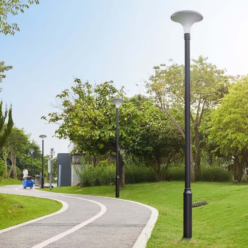 西米太阳能庭院灯户外超亮广场高杆灯家用别墅小区景观灯工程厂区路灯