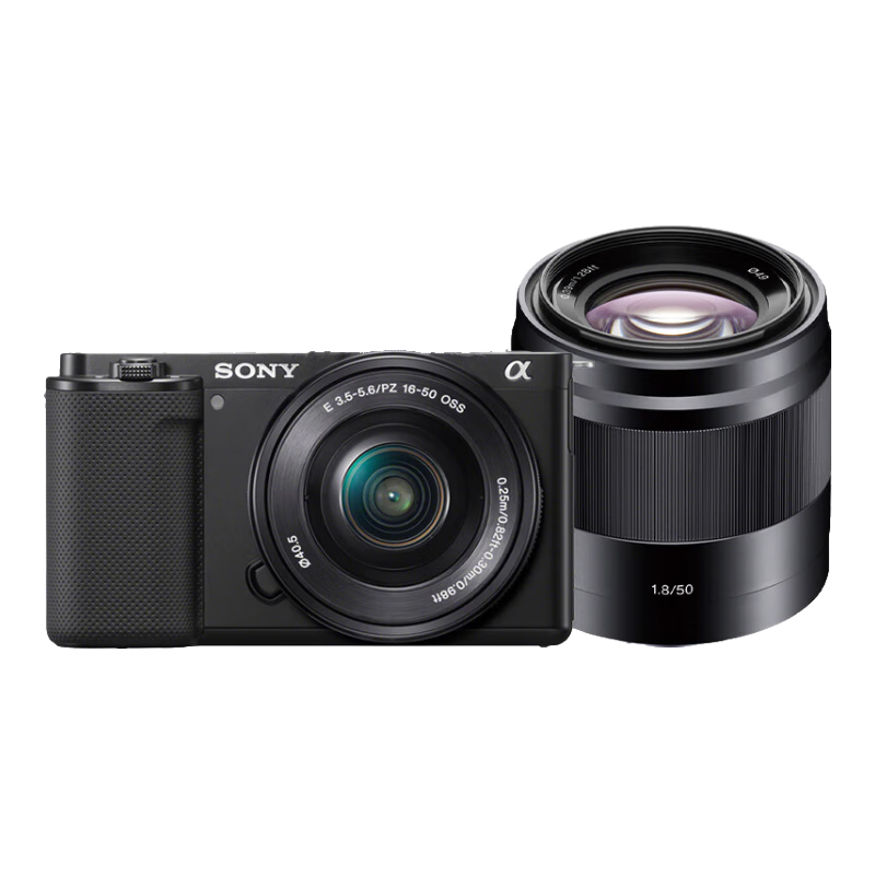 ȯᣨSONYZV-E10L APS-C뻭΢ɫ ˫ͷװ׼ͷ+50F1.8Ȧͷɫ5812Ԫȯ