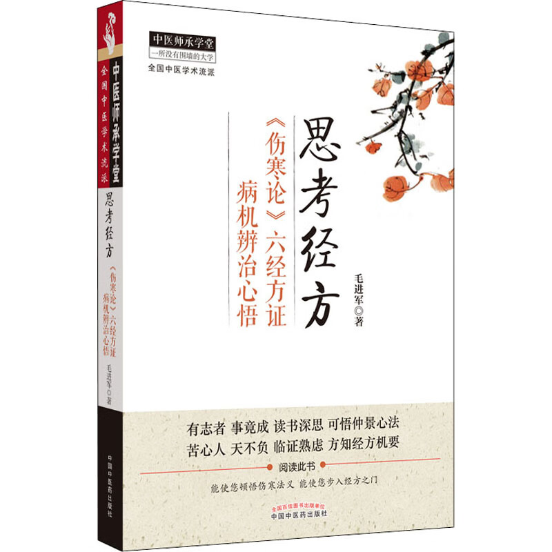 思考经方 《伤寒论》六经方证病机辨治心悟 毛进军 书籍
