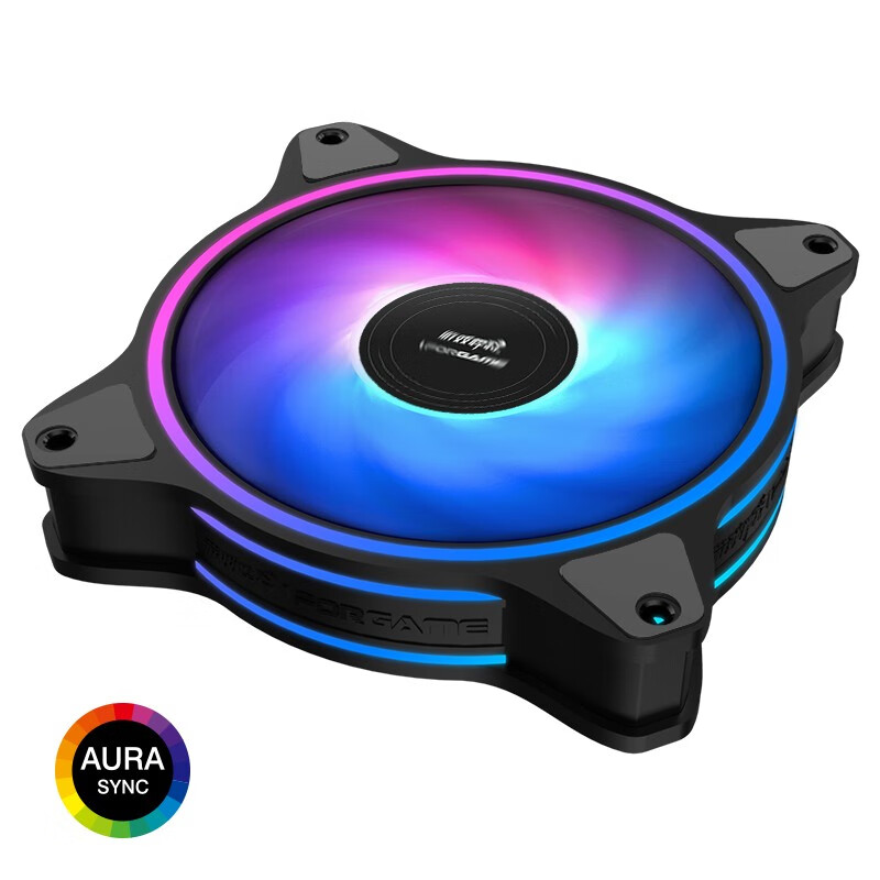 游戏悍将凛冬g3电脑主机机箱散热风扇argb一拖三套装 3个小6pin风扇 集线器 遥控器 控制器神光同步 虎窝购