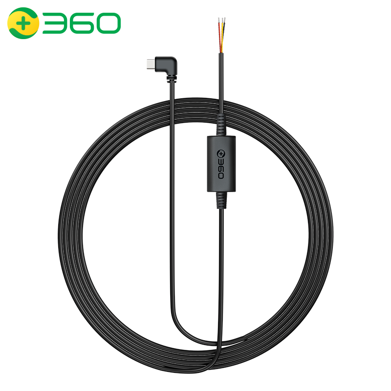 360行车记录仪原装降压线g900专用m600专用降压线 m600降压线