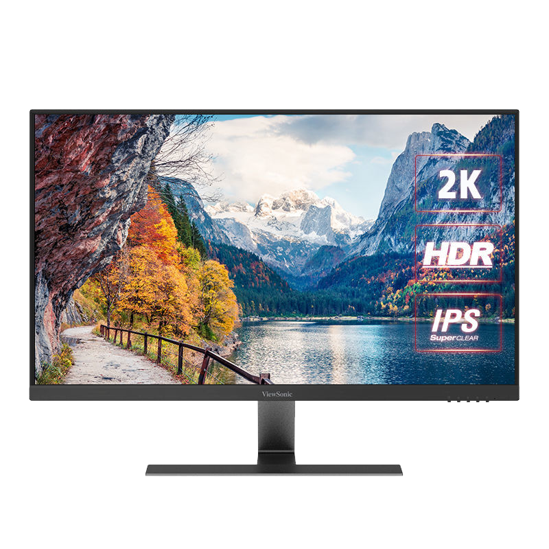 优派（ViewSonic） 27英寸2K高清显示器 三边微边 IPS技术 75Hz HDR 家用办公 VX2771-2K-HD 10Bit  899元