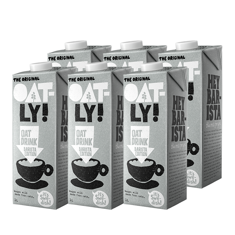 OATLY噢麦力 咖啡大师燕麦奶咖啡伴侣植物蛋白进口饮料 【咖啡大师】1L*6