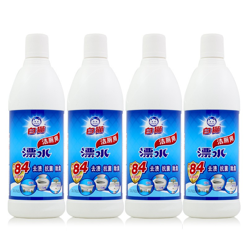 白猫洁厕用漂水700g*4瓶洁厕液马桶清洁剂厕所卫生间清洁剂洁厕净 #1