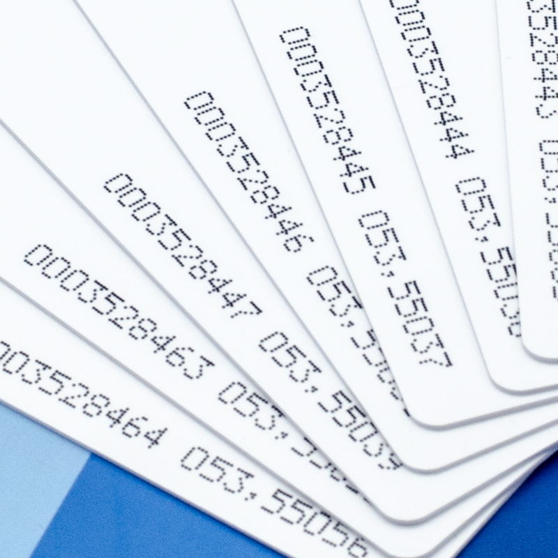 普瑞途（prealway） 智能卡 ID卡 芯片白卡考勤门禁卡消费卡水控卡ID薄卡 支持定制印刷打卡 TK4100芯片白卡ID有号 ID白卡带10位卡号（100张/盒）