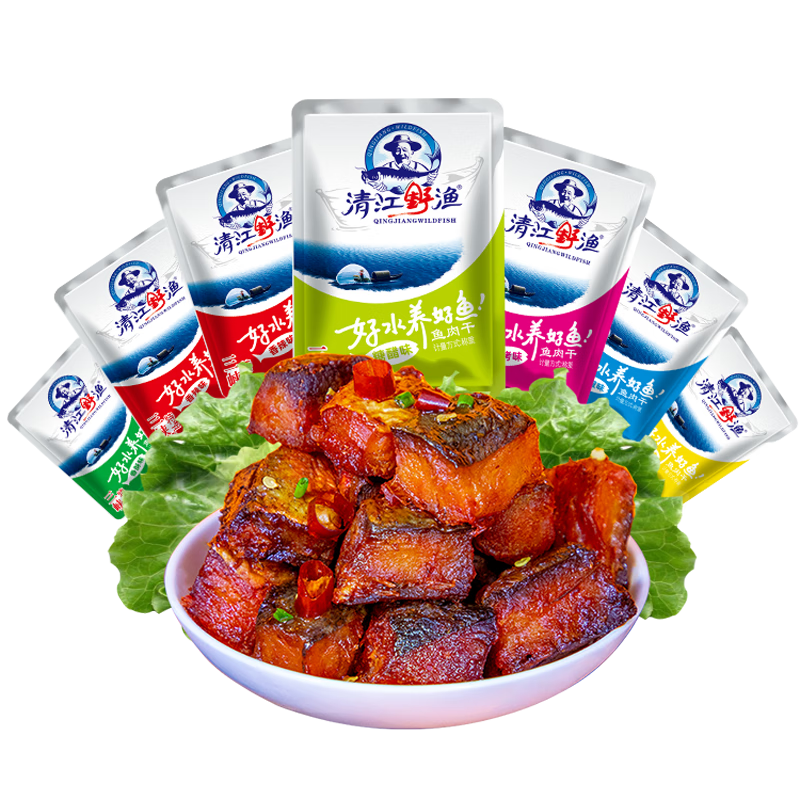 �彭Ұ�棨QINGJIANGWILDFISH������ɺ�����Ͽ�ز������������500gҹ����ʳ����ʳƷ ����ɡ�6ζ��װ��500g99.69Ԫ��3��(��33.23Ԫ/��)