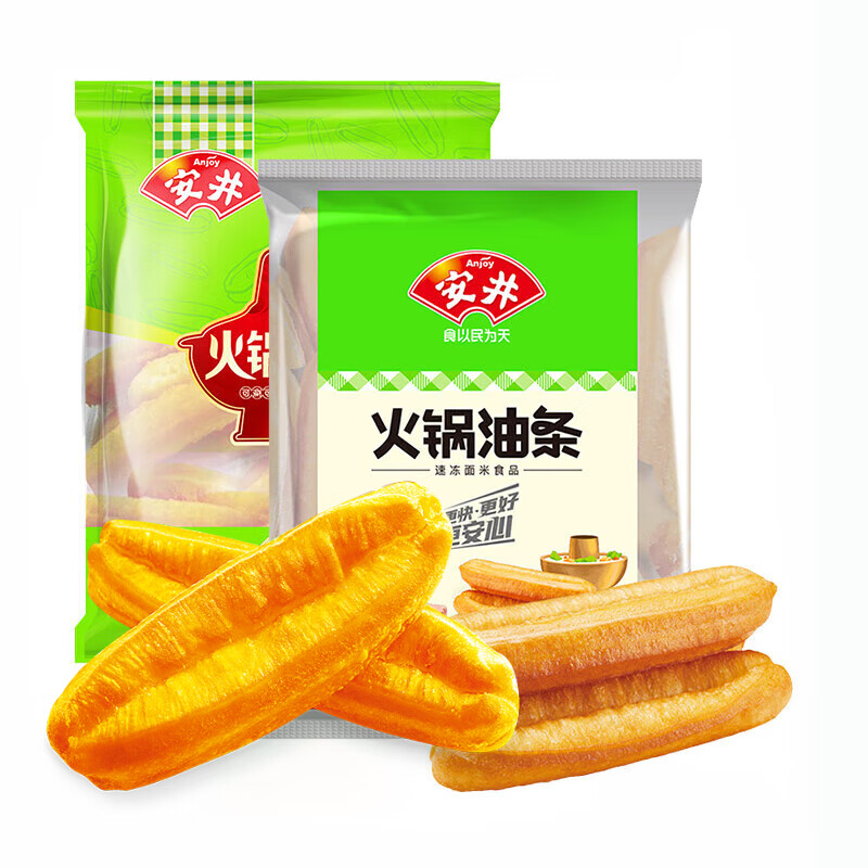 安井500g火锅油条丸子1斤整箱商用麻辣烫关东煮烧烤饭店餐饮宴席批发d