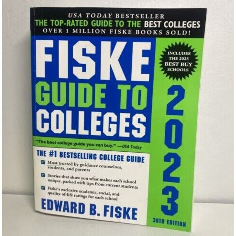 现货/Fiske Guide to Colleges 2023 电子版PDF