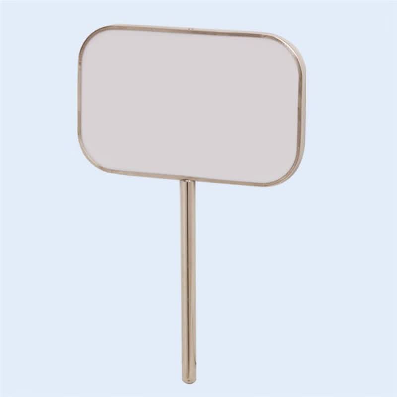 不锈钢双面手举指示牌钛金火车站机场粉丝接机牌寻人提示牌 不锈钢