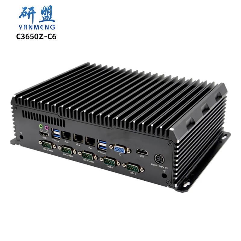 研盟（YANMENG）模块化嵌入式LGA1151高性能三显9*211网口11USB机器视觉工控机 C3650Z-C6 V1.0 4G+64G YM