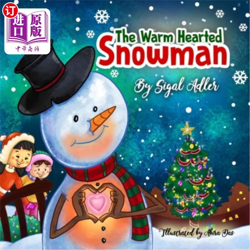 海外直订the warm-hearted snowman: christmas book for kids