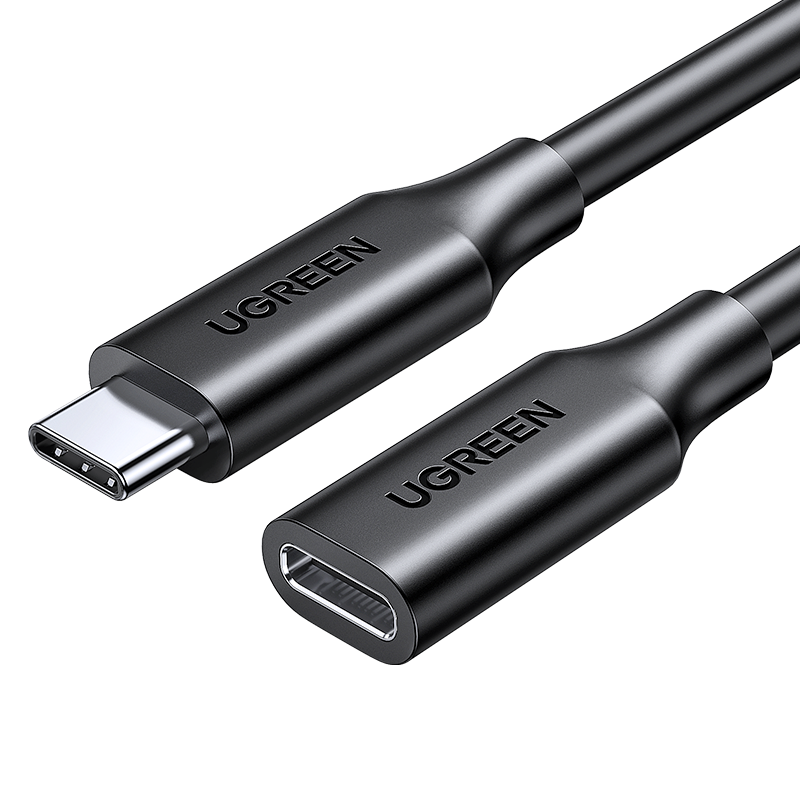 綠聯(lián)Type-C延長線公對母USB3.1Gen2全功能數(shù)據(jù)線PD100W快充兼容雷電4/3顯示器4K投屏傳輸適用蘋果華為