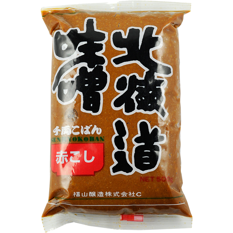福山酿造【店长推荐】日本进口调味料 福山酿造 北海道红味噌500g家庭必备