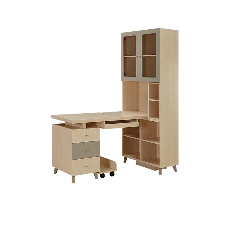 全友家居 书桌架 北欧简约书桌架书房家具 多层开放储物格106321 书桌架(不含书椅)