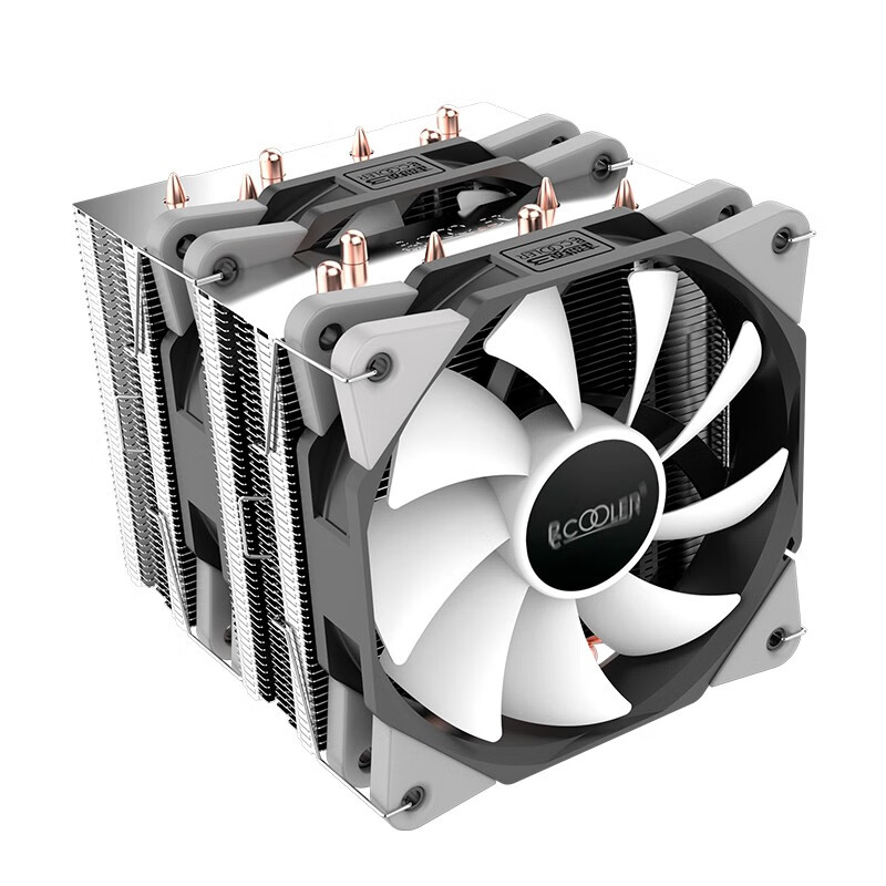 超频三（PCCOOLER）东海S7 CPU散热器 （双塔/6热管/SRGB双风扇/支持2066/1200/AM4）