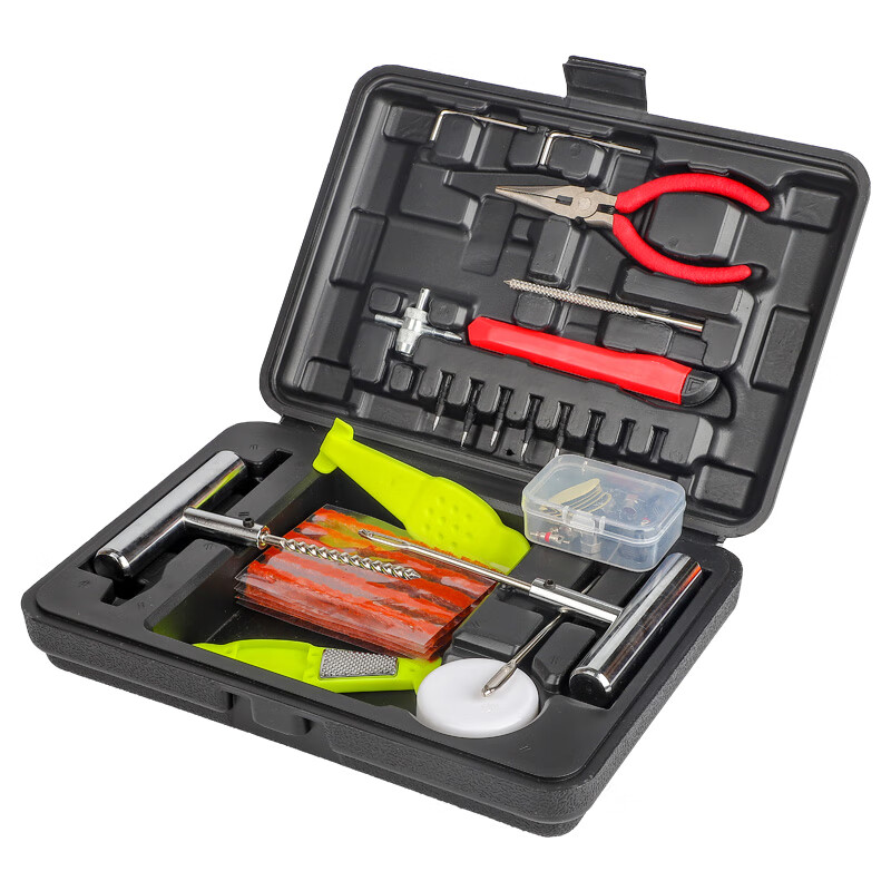 酷莱普酷莱普 汽车自行车补胎工具套装(高配版)应急救援快速补胎真空