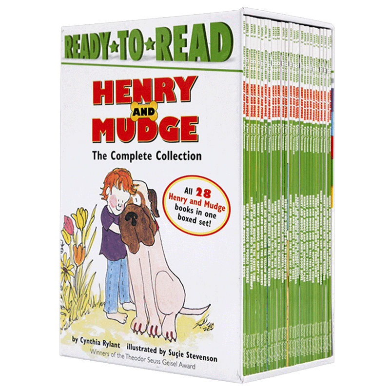 英文原版 亨利和玛吉套装1-28盒装 Henry and Mudge 汪培珽第二阶段