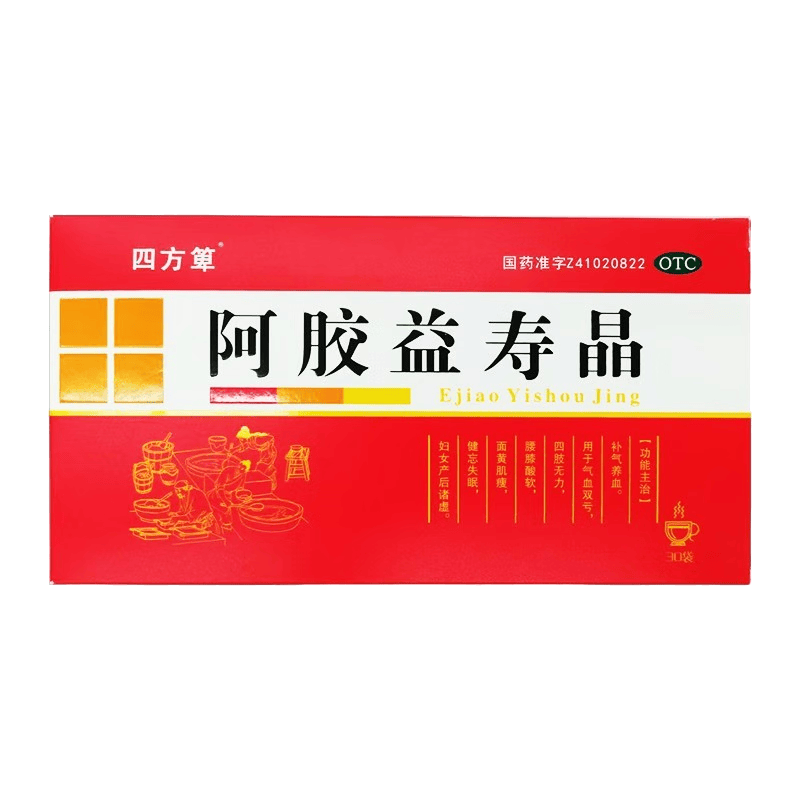[四方箄] 阿胶益寿晶 10g*30袋/盒 1盒装