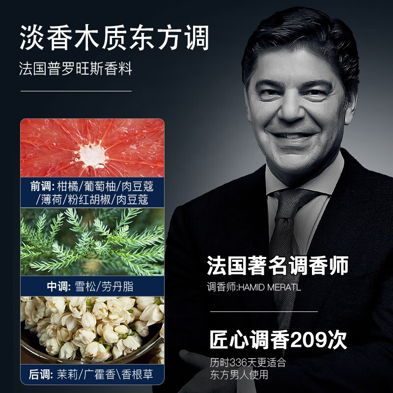 名蓝（MINGLAN）露歌蔚蓝古龙男士香水持久淡香清新男人味生日纪念日礼物送男友 露歌丛林  50ml