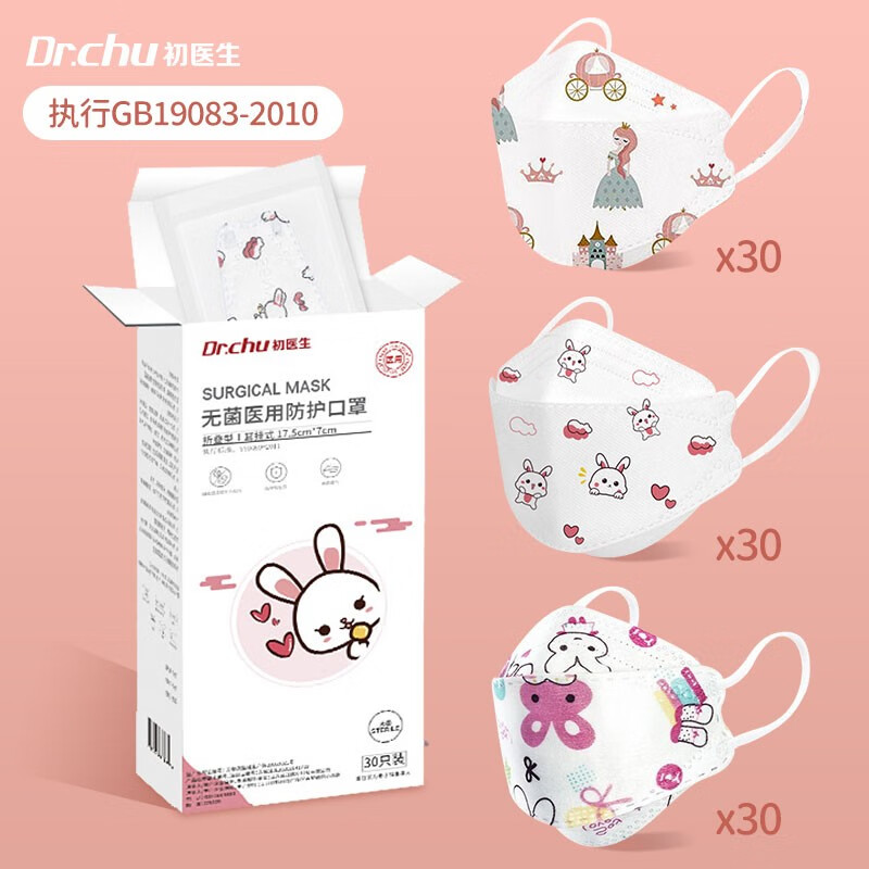 初医生KN95儿童口罩价格走势及评测,口罩销量榜单前列|初医生口罩推荐