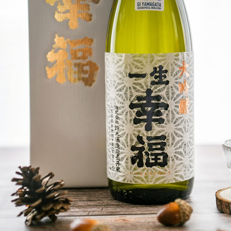 一生幸福纯米大吟酿大吟酿组合装720ml日本原装进口清酒日本酒_虎窝购