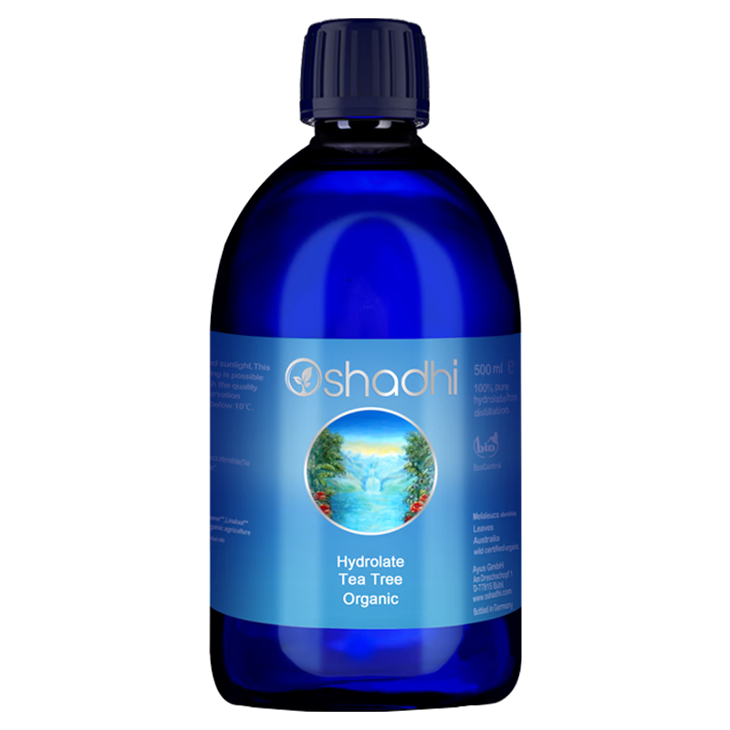 Oshadhi德国O家茶树纯露花水爽肤水控油护肤水湿敷水礼物效期26.9 500ml