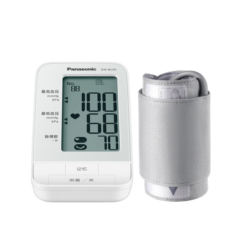 松下(panasonic) 电子血压计 家用上臂式血压仪器 ew3106升级bu10ky