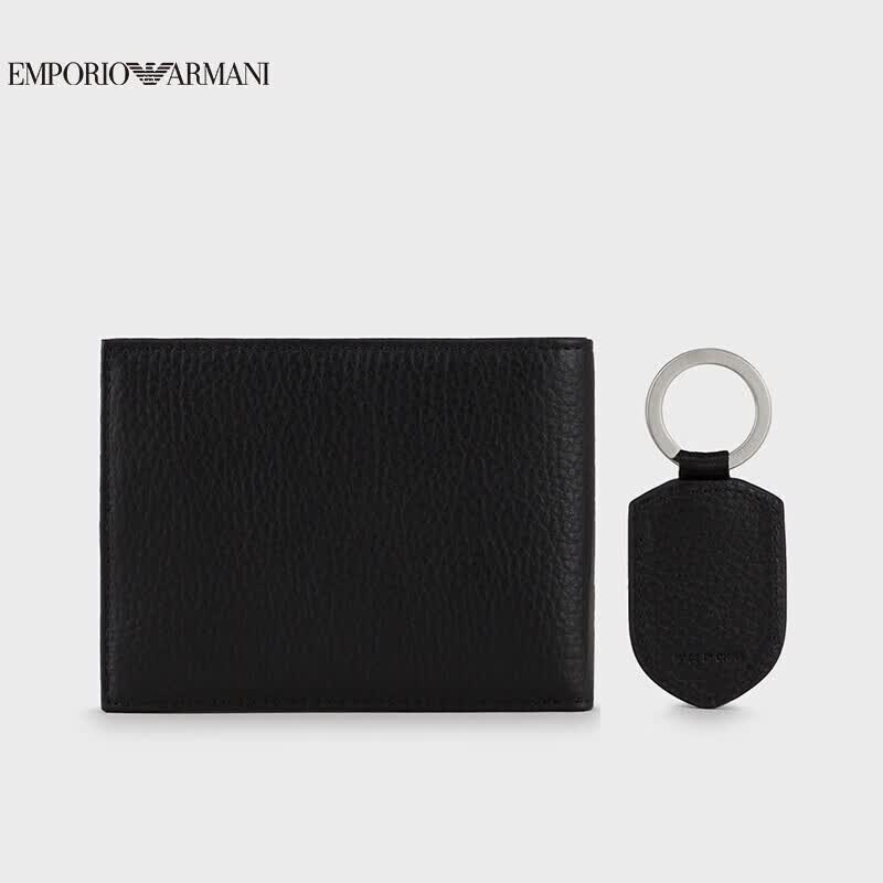 阿玛尼EMPORIO ARMANI男包EA男士钱包和钥匙圈礼盒套装礼物使用感如何?