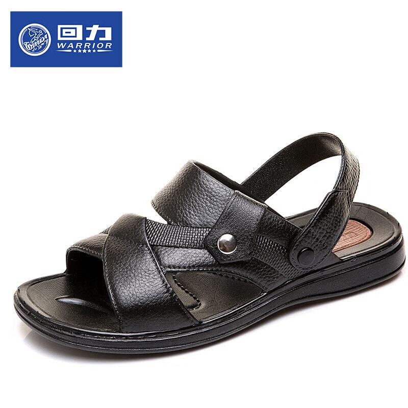 回力凉鞋男夏季沙滩鞋男户外透气洞洞鞋男士凉拖鞋英伦韩版凉鞋 3338黑色 42属于什么档次？