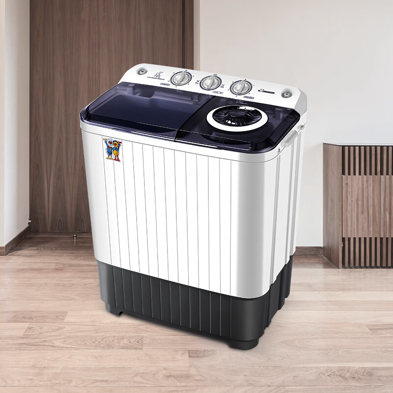 小鸭牌5.5公斤 大容量半自动洗衣机家用宿舍双桶双缸半全自动小型洗衣机 5.5公斤双桶洗衣机