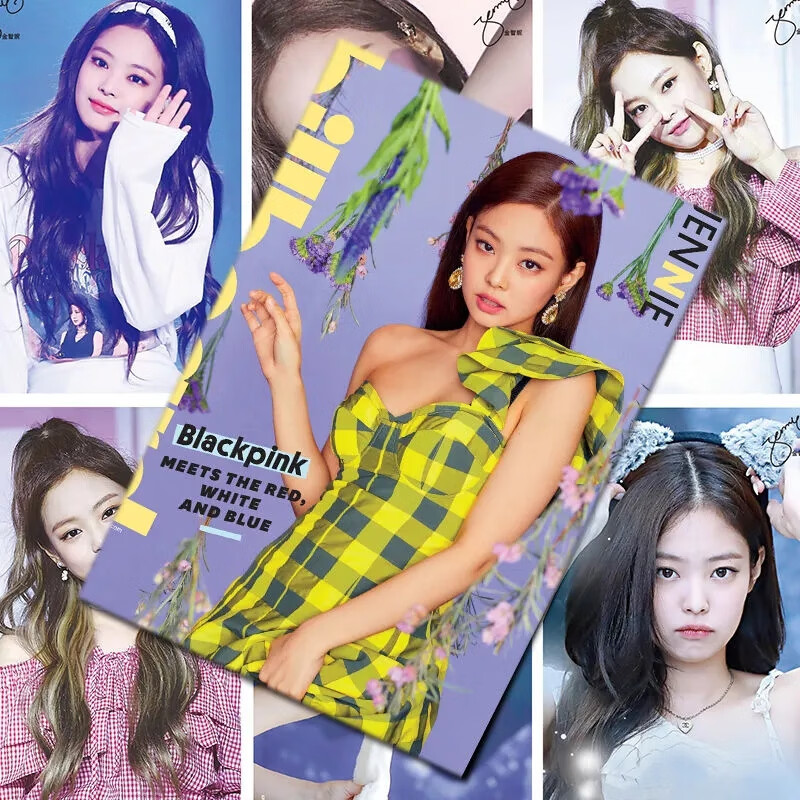 blackpink的成员,blackpink的成员 头像 金智妮海报 高清blackpink团体成员周边墙纸金智妮卡贴粉丝证贴纸