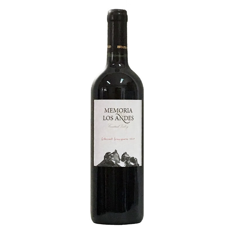 圣米亚智利原瓶进口中央山谷安第斯山脉圣米亚红葡萄酒 红酒干红 13°安第斯之梦赤霞珠*1瓶