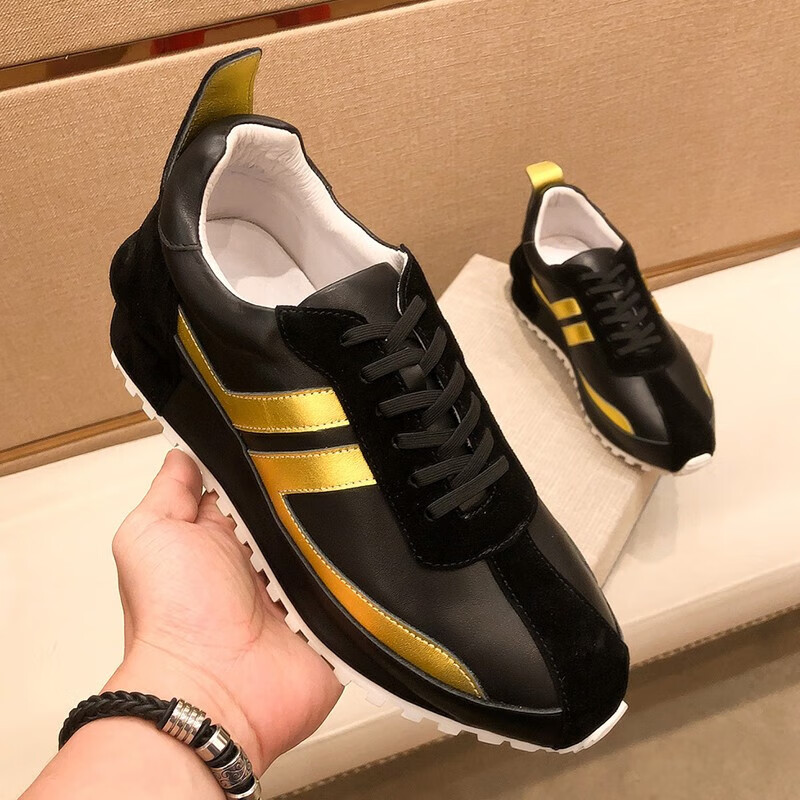 巴巴小蜜蜂男鞋酷奇小白鞋2022新款轻奢品牌休闲鞋男秋季运动鞋透气