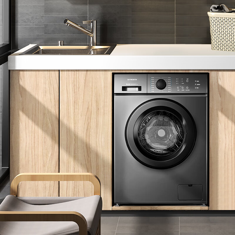 创维(skyworth)创维洗衣机xqg80-18a_钛金灰