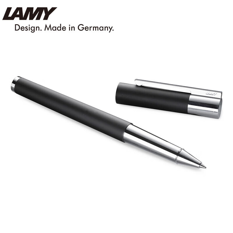 凌美（LAMY）签字笔 演艺系列磨砂黑杆0.7mm 天阶黑色宝珠笔