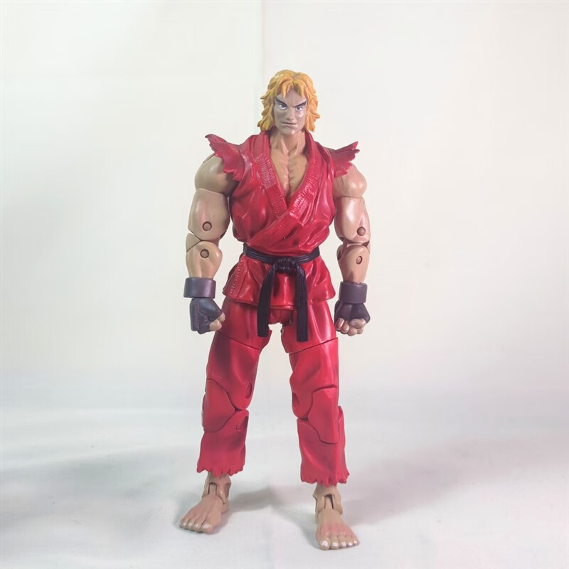 山头林村拳皇手办版散货k拳八神奄街头霸王可动人偶公仔模型摆件车用