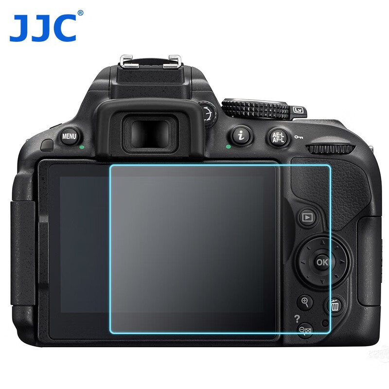 JJC 适用尼康D5600钢化膜D5500 D5300相机屏幕保护贴膜 单反配件