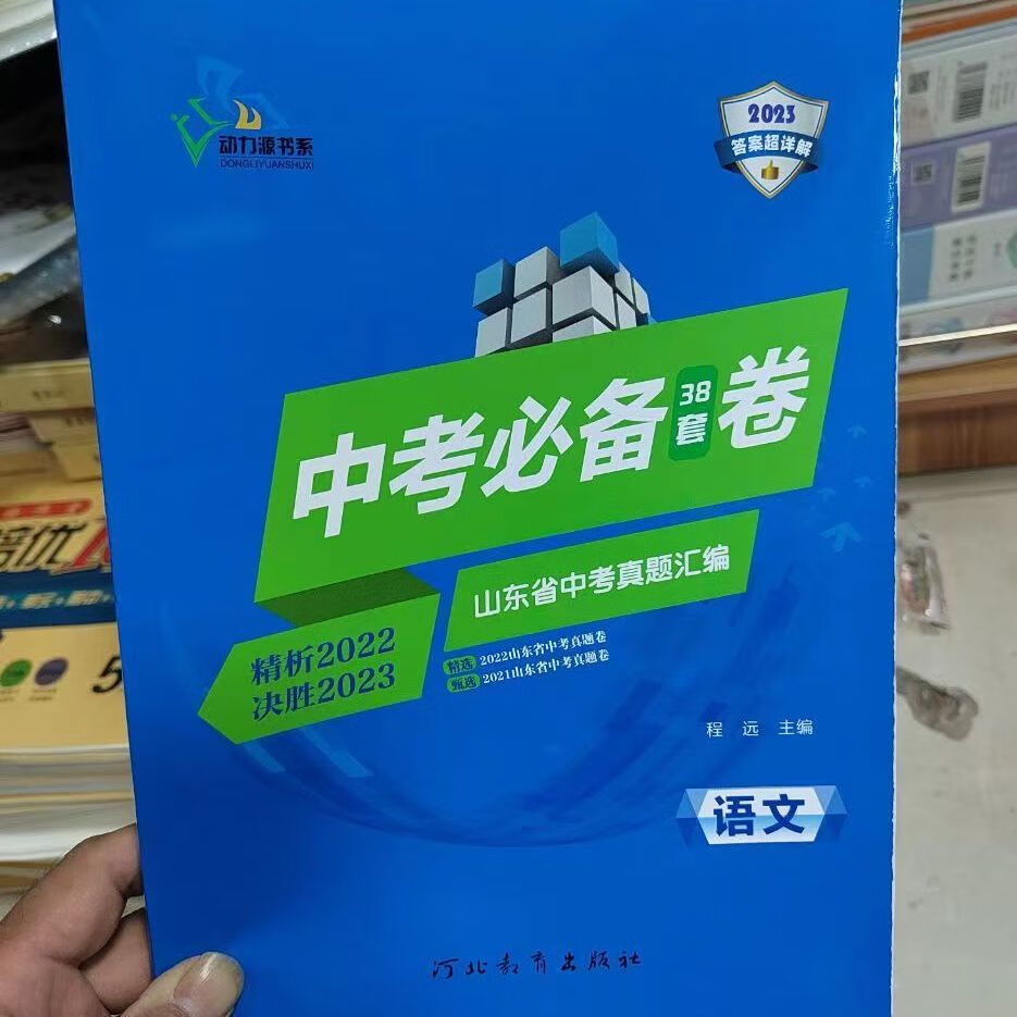 2023版动力源书系中考38套卷蓝山东中