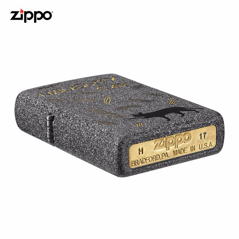 ZIPPO打火机防风煤油之宝 捣蛋猫官方正版 高颜值生日礼物送男友礼 调皮黑猫 单机