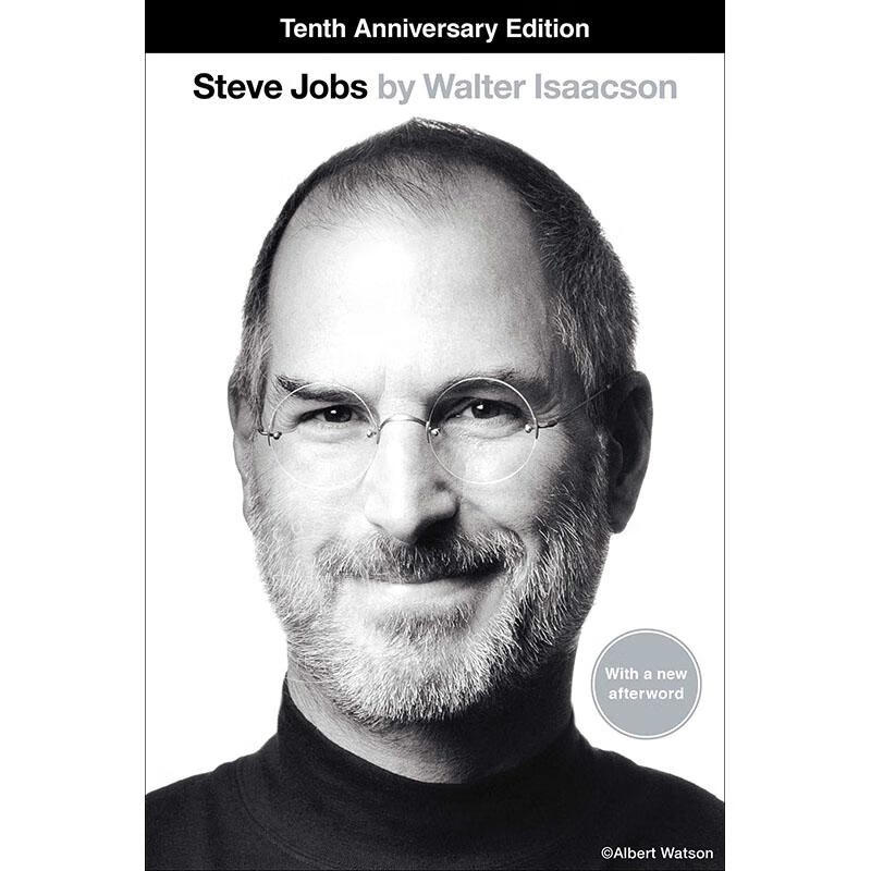 史蒂夫 乔布斯传 英文原版 steve jobs 人物自传 walter isaacson