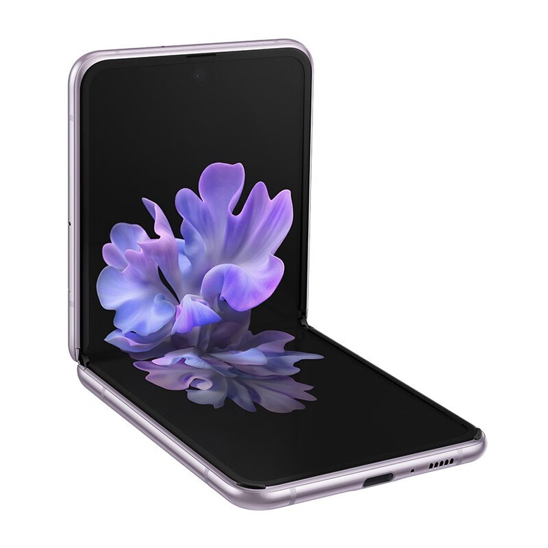 三星 Galaxy Z Flip 5G（SM-F7070） 折叠屏手机 双模5G 骁龙865+ 超薄柔性玻璃 8GB+256GB 秘境白