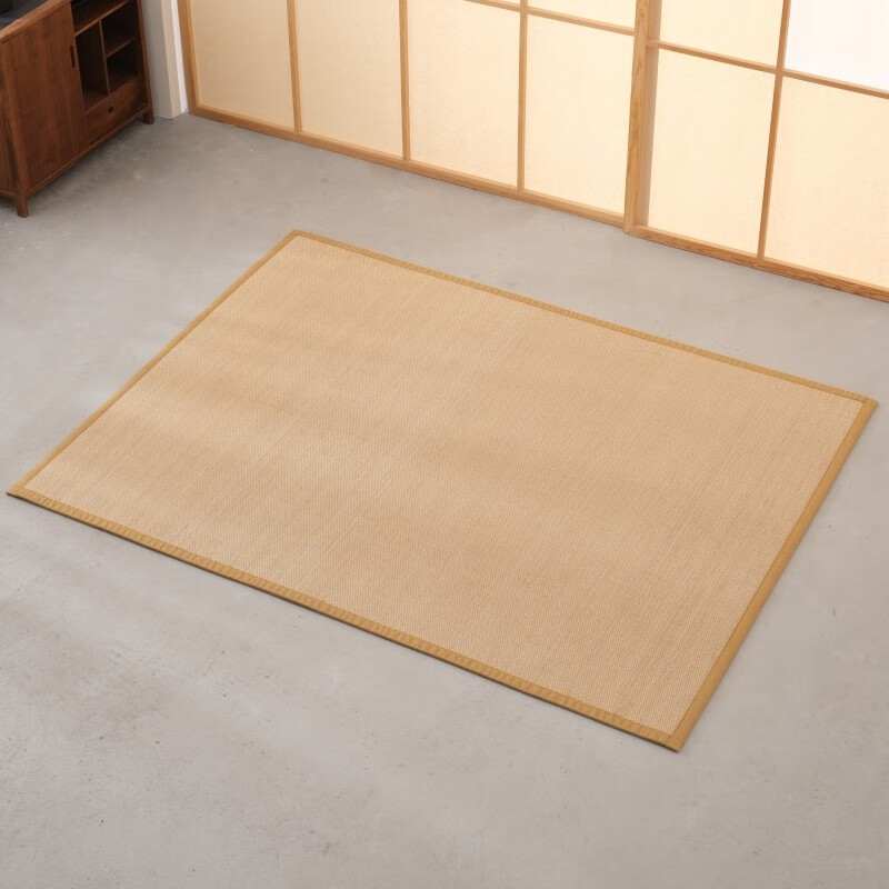 刻师傅 高端日式藤席 日式竹编地毯卧室客厅床边毯竹席凉席榻榻米垫子