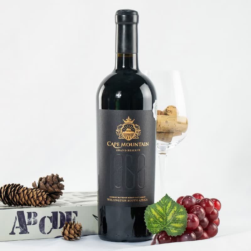 开普山(CAPE MOUNTAIN)干红葡萄酒 进口红酒 1868百年庄园纪念款 收藏款 750ml礼盒装