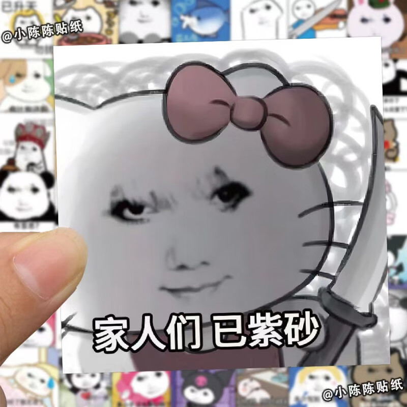 霜魄奶龙贴纸搞笑 220张龙图龙玉涛表情包贴纸搞笑手机壳笔记本装饰防