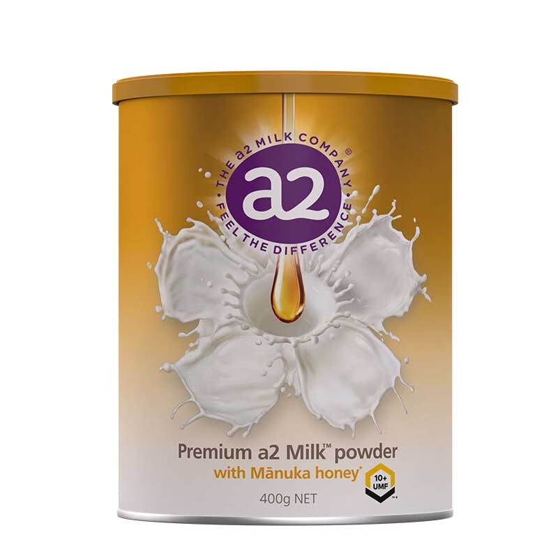 新西兰原装进口a2麦卢卡蜂蜜青少年成人中老年A2蛋白质奶粉400g 【麦卢卡蜂蜜】成人奶粉400g/罐